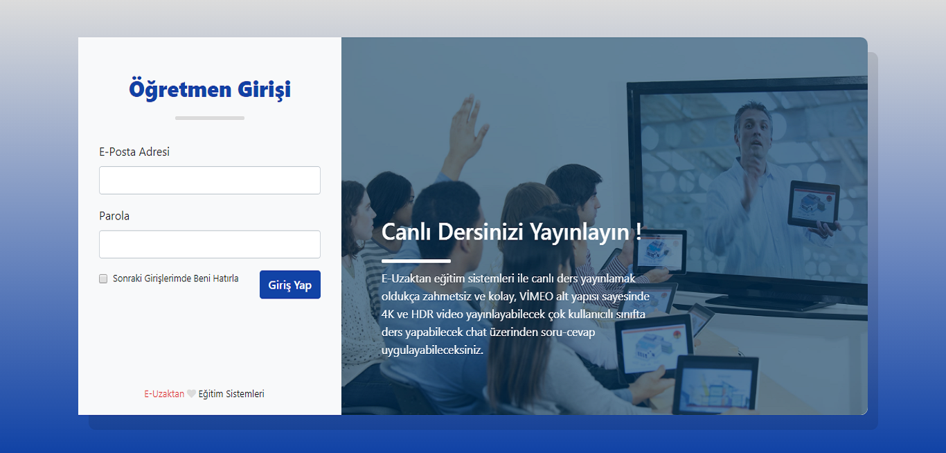 E-Uzaktan Öğretmen Paneli