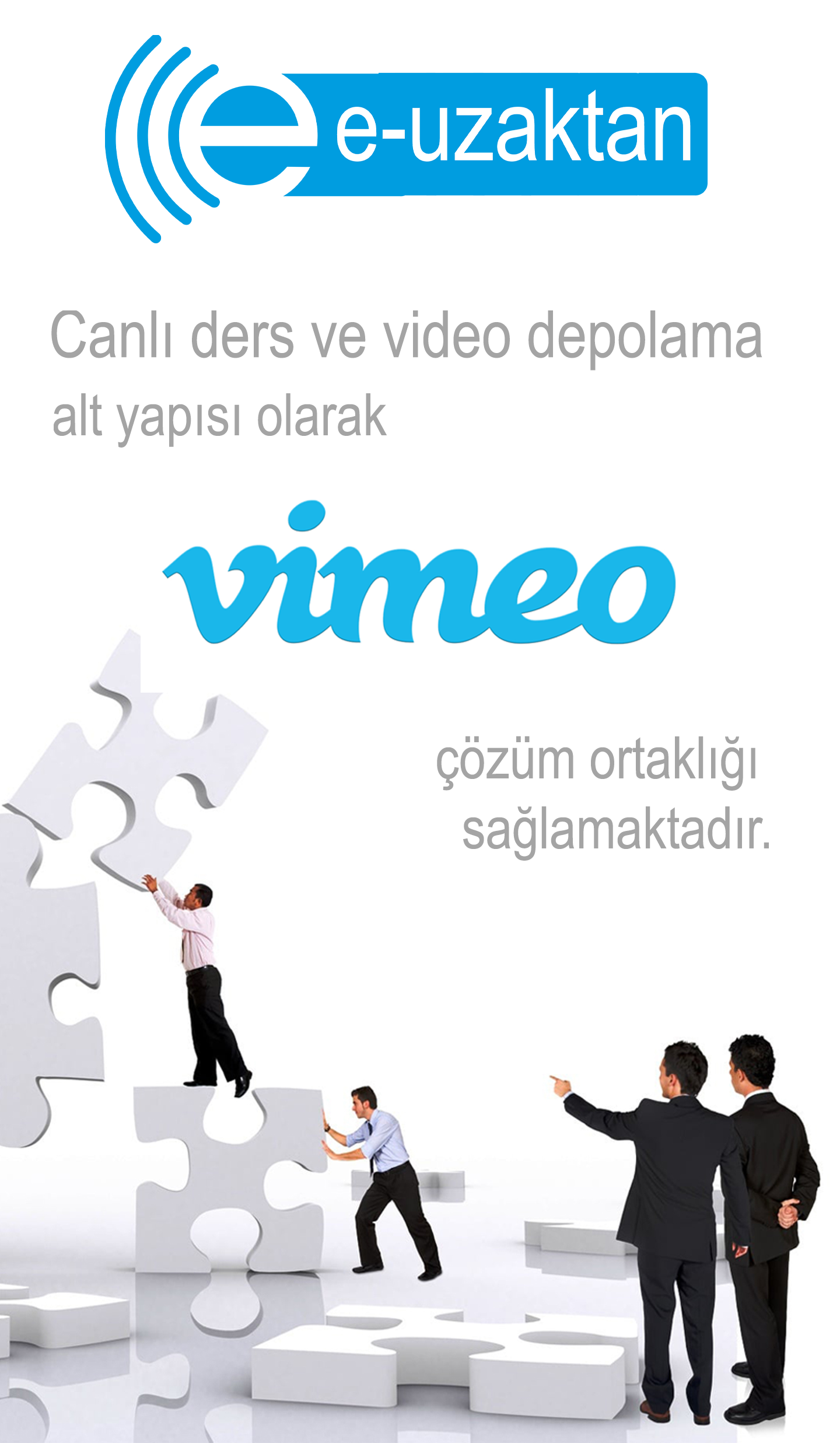 E-Uzaktan Vimeo Çözüm Ortaklığı